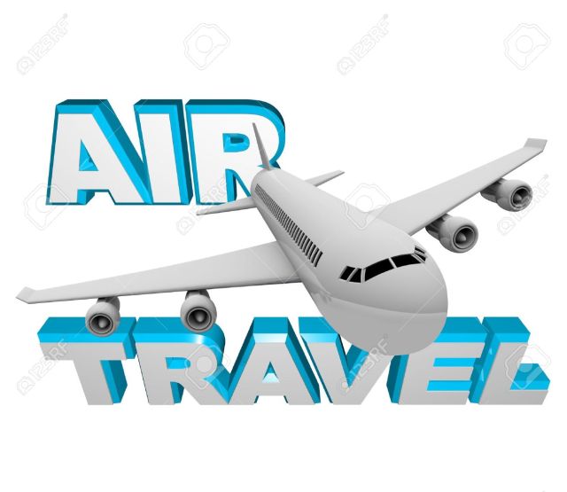 9596888-Book-a-flight-for-Air-Travel-photo-depicting-an-airplane-jet-soaring-in-front-of-words-representing--Stock-Photo